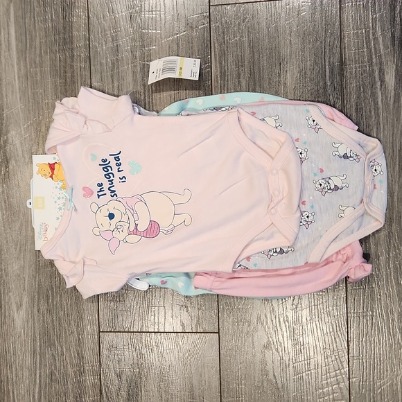 NWT Disney Winnie the Pooh 4-piece Set Infant Girls sz 6M - Picture 1 of 10